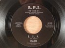 Rain  E.S.P./Outta My Life  RARE  1st Label Garage Punk Psych  1966 A.P.I.