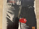ROLLING STONES Sticky Fingers LP Zipper Cover 1974 COC 39105 Shrink Sticker VG+