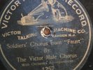 78 rpm Victor Monarch 1257, Victor Male Chorus, Soldiers from Faust V
