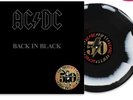AC/DC Back in Black 50th Anniv Exclusive Black White Vinyl 12
