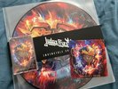 JUDAS PRIEST INVINCIBLE SHIELD PICTURE DISC VINYL LP + SIGNED CARD+ Cassete