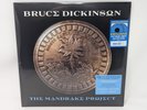 Bruce Dickinson The Mandrake Project Blue Vinyl Autographed Print - CORNER DING