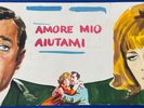 ALBERTO SORDI MONICA VITTI AMORE MIO AIUTAMI Prova Bozzetto per Poster 4F Unico