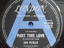 Ann Peebles Rare OZ A-Label Promo 45 Part time love VG+ ’70 London HL-9258 Soul