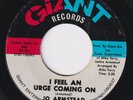 JO ARMSTEAD I Feel An Urge Coming On RARE ORIG US 45 northern soul stomper HEAR