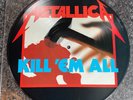 VINYL LP METALLICA KILL’ EM ALL PICTURE DISC 1986 UK PRESS MFN 7P