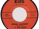LIL’ ERNIE JOHNSON “Doing Allright” RIDE