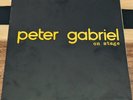 Peter Gabriel, On Stage, Italian Live Set Sept 1980, Printed Cover, Biko Records