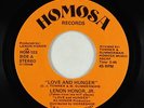 Modern Soul Boogie 45 - Lenon Honor, Jr. - Love And Hunger - Homosa - VG++