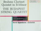 Columbia MS6226 Brahms:Clarinet Quintet/Oppenheim/Budapest Quartet,6eye,NM