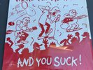 The Meatmen – We're The Meatmen And You Suck LP 1983 TouchAnd Go TGRLP001 EX/EX