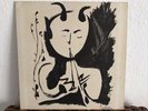 Picasso Record Sleeve, American Society, Daniel Saidenberg, Bach, Handel, 1959