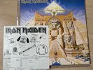 Iron Maiden - Powerslave UK LP First Pressing With Rare Merch Insert