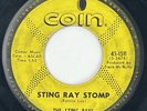 THE STING RAYS Sting Ray Stomp Coin Surf Rocker RARE 45 HEAR