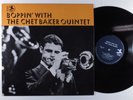 CHET BAKER QUINTET Boppin' With... PRESTIGE LP VG++/NM promo i