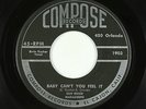 R&B Soul 45 - San Diego Marauders - Baby Can't You Feel It - Compose