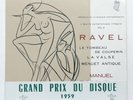 MANUEL ROSENTHAL - RAVEL tombeau de couperin/valse/menuet antique VEGA LP EX++
