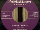 SURF GARAGE The Newporters LOOSE BOARD / PARADISE Scotchtown RARE MINT- 45