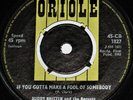 Buddy Britten And The Regents  - If You Gotta Make A Fool Of Somebody / Money...