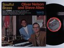 OILVER NELSON & STEVE ALLEN Soulful Brass ABC/IMPULSE LP NM gatefold promo i