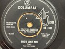 The Zephyrs - She's Lost You Vinyl Mar 1965 DB 7481 7