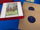 HUNTING BY EAR: THE SOUND OF FOX HUNTING BOX SET 1949, BOOK & 2 LP RECORDS, RARE