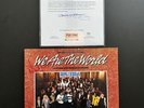 We Are The World 1985 Vinyl Record SIGNED BY MICHAEL JACKSON PSA Authenticated