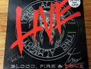 The Almighty - Blood ,Fire and Love / Live - Vinyl Lp - “ Fully Signed “Ex/ex