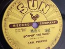Carl Perkins Sun 243 Boppin' The Blues /All Mama's Children ROCKaBILLY 78 rpm