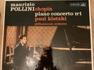 Chopin Piano Concerto No.1 Maurizio Pollini Kletzki UK HMV Stereo ASD 370 LP