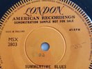 Eddie Cochran,DEMO,Summertime Blues ,EX+,London,Rock n Roll,Rockabilly
