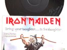 NM IRON MAIDEN Bring Your Daughter To The Slaughter AUTOGRAPH ETCHED 7