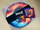 Judas Priest Invincible Shield picture disc vinyl + signed art card