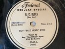 78 RPM Professor Longhair Roy Bald Head Byrd K. C. Blues Federal 12061 Promo V-