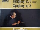 PHILIPS HI-FI STEREO 835 542/3 AY BEETHOVEN SYMPHONY #8 & #9 *BRUNO WALTER* VG+