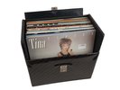 Large Mixed Vinyl Bundle and Vintage Carry Case 28 Pcs