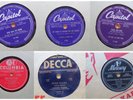 Vintage 1940's & 50's 78 RPM Vinyls (6) Les Paul Jo Stafford Patti Page