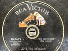 Rock-78 RPM-Elvis Presley-I Love You Because/Tryin' To Get To You-RCA 20-6639-V