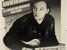 David Gilmour All Lovers Are Deranged/Blue Light 12” SIGNED VG/VG+