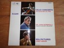ELGAR ASD 655 ED1 CELLO CONCERTO SEA PICTURES JACQUELINE DU PRE EX TEST CLEANED