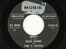 Doo-Wop Teen Rocker 45 - Ron Jones & the C Notes - Why - Mobie - VG+