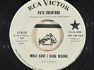 HEAR Faye Crawford What Have I Done Wrong / So Many Lies RCA PROMO NORTHERN SOUL