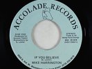 Private AOR Soft Rock 45 - Mike Harrington - If You Believe - Accolade - unknown