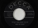 Rockabilly 45 - Jimmy And Johnny - What'cha Doin' To Me - Decca