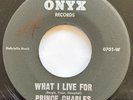 Prince Charles And The Royal Tones What I Live For Garage Northern Soul Onyx 45