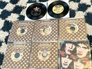KISS 8x 45 lot: Strutter '78/I Was Made../Sure Know../Shandi/Dark Light/Calling