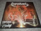 SEPULTURA -MORBID VISIONS- AWESOME RARE 1987 PRESS LP VINYL SHARK REC. GERMANY