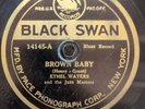78 RPM Brown Baby Ain't Goin Marry Ethel Waters Black Swan Records 14145