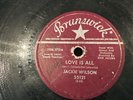 Jackie Wilson that’s why love is all shellac 78 Brunswick 55121