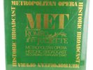 Metropolitan Opera Historic Broadcast Charles Gounod Romeo Et Juliette LP Box